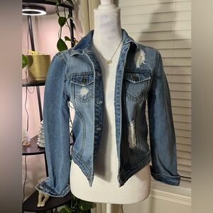 Highway Jeans Distressed Denim Jacket